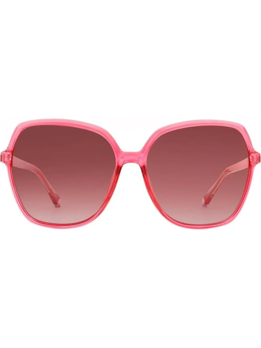 Women's Polarized Oversized Square Sun Glasses Shades UV400 Protection C07 Pink